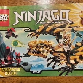 LEGO Ninjago The Golden Dragon (70503) Instruction Manual Book Booklet Only