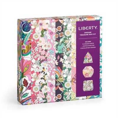 LIBERTY ORIGAMI TREASURE BOX KIT by GALISON Mixed Media Self Help Business