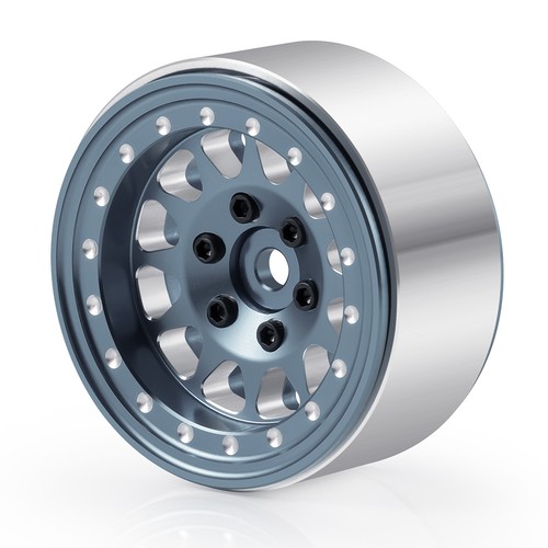 FLYXM 4Pc 1.3 Beadlock Wheel Rims for SCX24 TRX4M Ascent-18 1/18 1/24 RC Crawler - Picture 38 of 55
