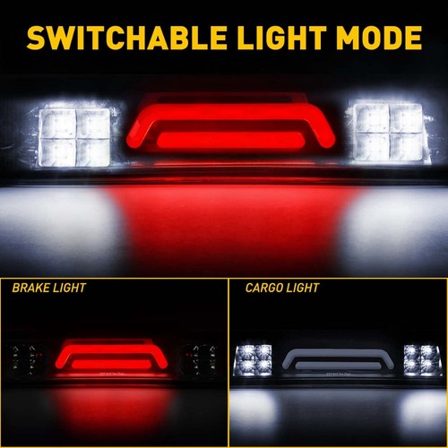 For 02-09 Ram 1500 2500 3500 LED Rear 3rd Third Brake Tail Light Cargo Lamp 1pcs - Imagen 2 de 12
