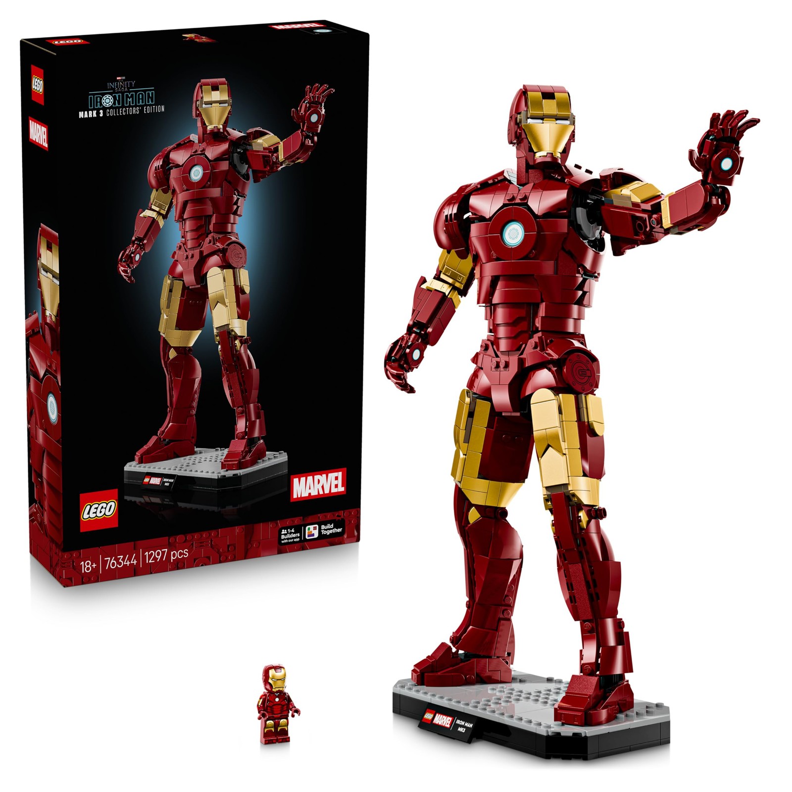 Lego Gold Marvel 76344 Iron Man Mark 3 Collectors Edition - Image 10