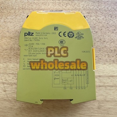 1PCS New 750104 PILZ PNOZ S4 24VDC Safety Relay Original Quality Goods Fast Ship