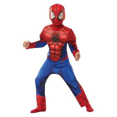 Spiderman Kostüm Jungen Superheld Kinder Karneval Verkleidung Action-Outfit