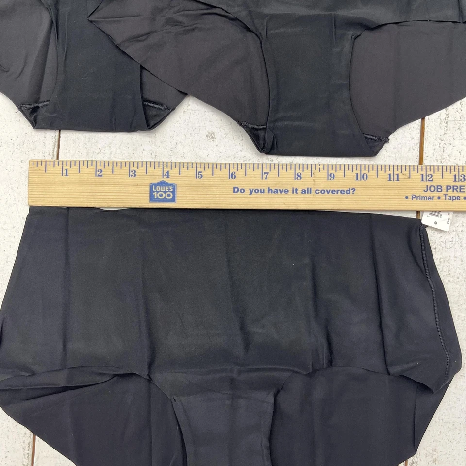 Paquete de 3 bragas GapBody para mujer medianas negras no show hipster ropa interior sin costuras Foto 3 de 4