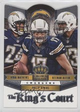 2014 Crown Royale The King's Court Keenan Allen Philip Rivers Ryan Mathews 2u3