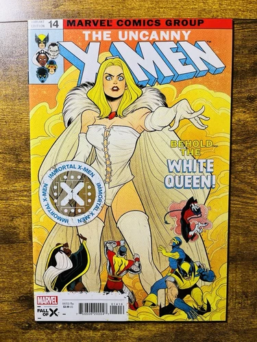IMMORTAL X-MEN 14 NM 1:25 ELIZABETH TORQUE VARIANT AVENGERS #57 HOMAGE 2023