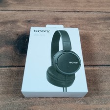 Sony MDR-ZX110 Wired On-Ear Headphones Black Foldable Stereo MDRZX110/BZ UC