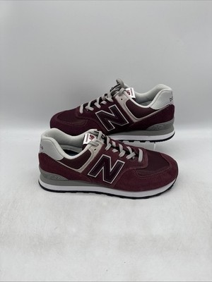New Balance 574 Herren Sportswear Sneaker Burgundy UK 9 EU 43 NEU