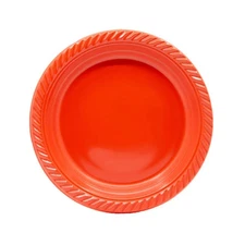 Red 7" Plastic Salad Plate : 50CT