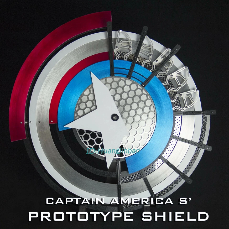 Captain America's Prototype Shield Metal 1:1 Metal Shield Avengers (NEW) - Image 2 of 4