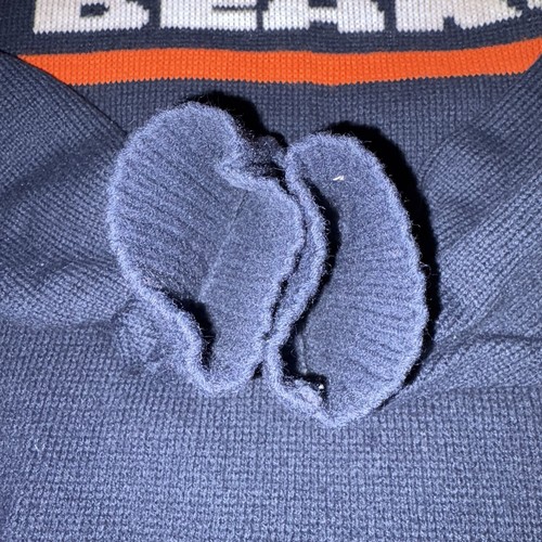 Suéter De Colección Cliff Engle Chicago Bears Mike Ditka Mezcla de Lana Para Hombre Talla 2XLT - Imagen 5 de 6