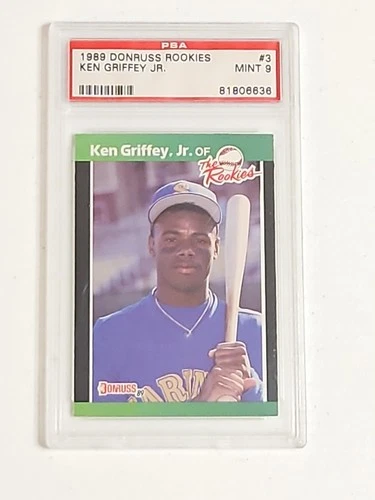 1989 Donruss The Rookies - Ken Griffey Jr #3 (RC) PSA 9 MINT 🚀🚀🔥🔥🔥