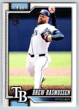Drew Rasmussen 2026 Topps #64 Tampa Bay Rays See Photos