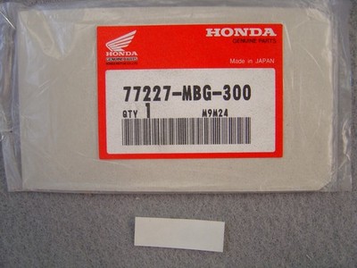 Aufkleber B Sattelhaube Unikat VFR800FI1 2001 HONDA 77227-MBG-300