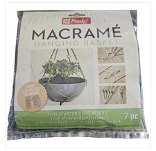 NEW Make Market 7pc Macrame Hanging Basket Starter Kit with Instructions