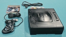 Sega Saturn Region Free & FRAM New battery W Fighters Mega Mix & Sega controller