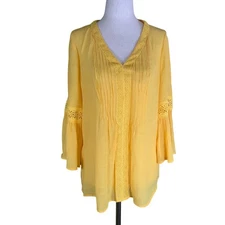 Counterparts Pintuck Blouse Size S