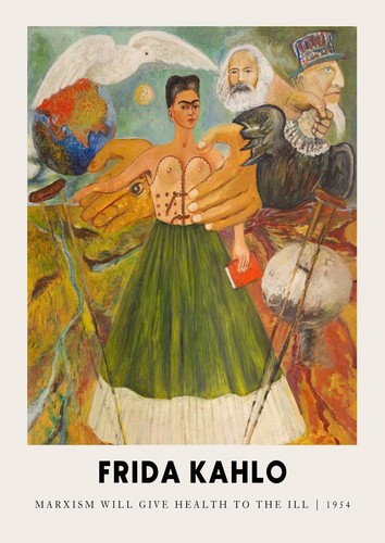 Frida Kahlo Marxism Will Give Health to the Sick Wall Art Poster Print A3 A4 A5 - Picture 4 of 6