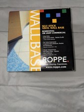 Roppe 4 In. x 20 Ft. Roll Black Vinyl Self-Stick Wall Cove Base HC40C51S100