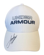JORDAN SPIETH SIGNED UNDER ARMOUR GOLF OFFICIAL WHITE CAP (ACG CERT AG17604)