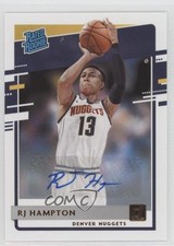 2020-21 Panini Donruss Rated Rookies Signatures RJ Hampton #237 Auto 1k0s