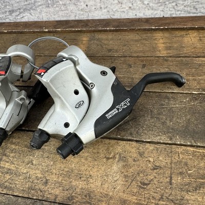 Vintage Shimano Deore XT ST-M750 3x9 Brake Shifter Lever Set MTB