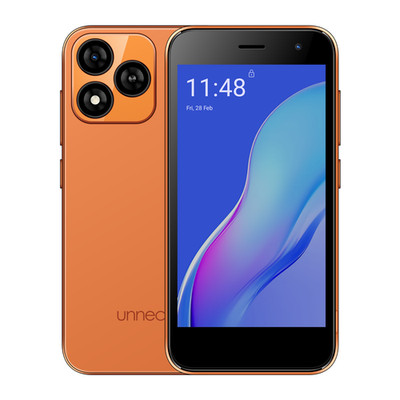 Unnecto Bolt One | Dual SIM | Unlocked | Android 14 Go | 5.0  | 2/32GB | Orange