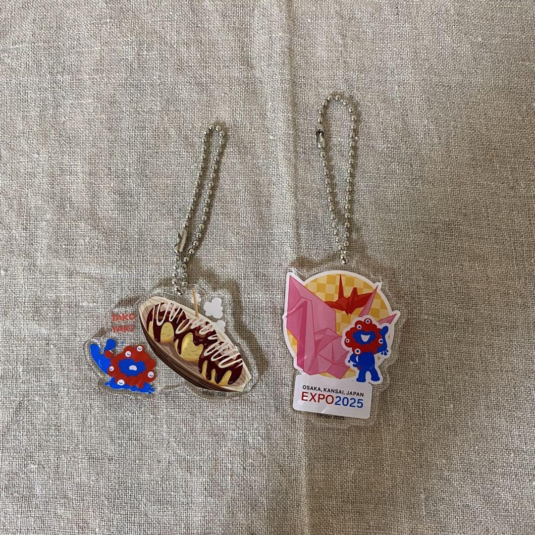 Aimetoil Exhibition OSAKA キーホルダー Osaka Expo Myakumaku Acrylic Mascot Keychain Set Limited