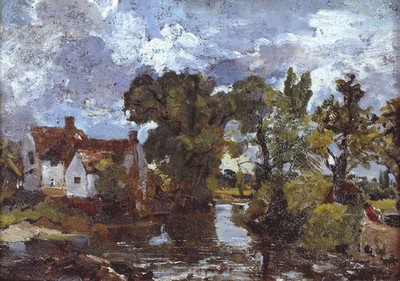 Oil painting The-Mill-Stream-John-Constable-Oil-Painting impression landscape @@
