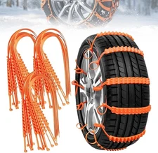 2026 Anti-Skid Snow Tire Chains Universal Traction Cables for Cars SUVs Trucks 3