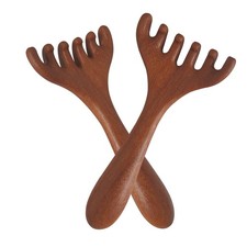iunxkmi Wood Scalp Massager 2 Pcs, Head Comb for Deep 1,