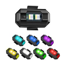Bicycle Flashing Taillights 7 Color Bike Drones Aircraft Light Model Remote Cont