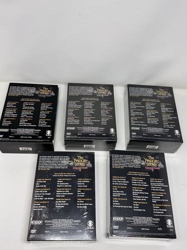 The Twilight Zone Collections 1–5 DVD Box Set Lot – R1 – 4 New/Sealed + 1 Open - Picture 2 of 5