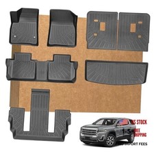 GMC Acadia Floor Mats  6 Passenger  TPE Waterproof Non-Slip  All