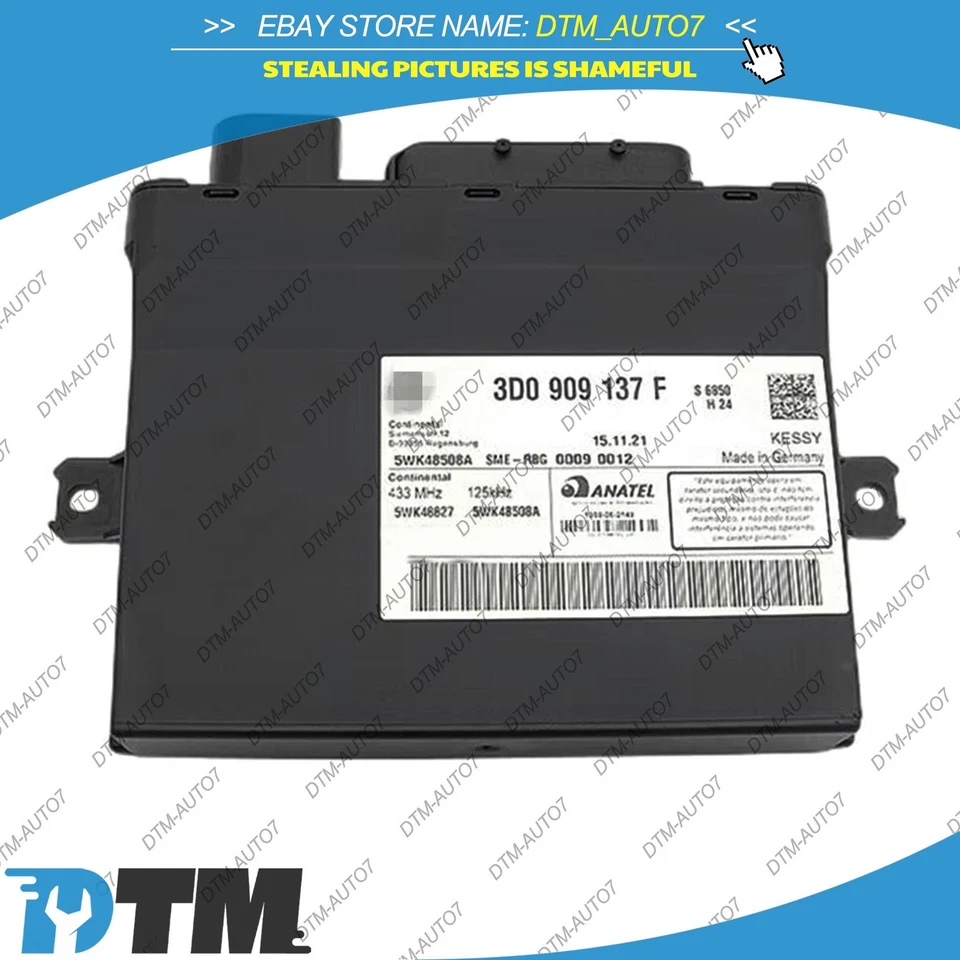 Bentley Porsche Touareg KESSY Module for Start Authorisation 3D0909137F - Image 4 of 4