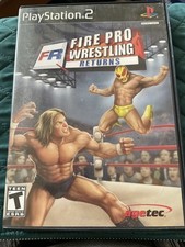 Fire Pro Wrestling Returns (Sony PlayStation 2, 2007, PS2) Complete CIB