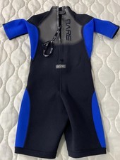 BARE Wet Suit - Child  s Small - Shorty 2/2mm PlaZma Glideseal Protection