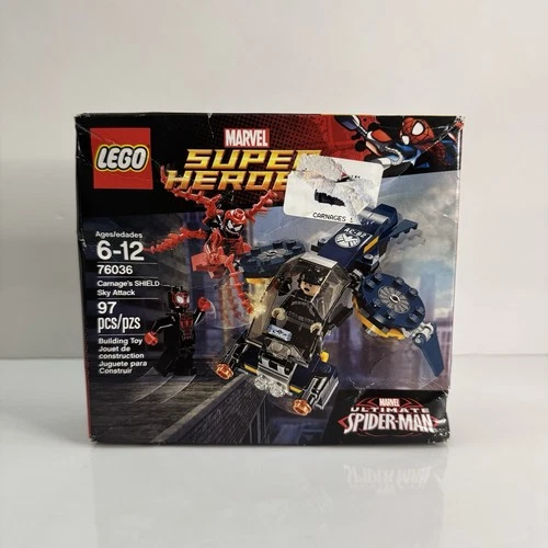 LEGO Marvel: Carnage's Shield Sky Attack - 76036 (Box Damage) Factory Sealed