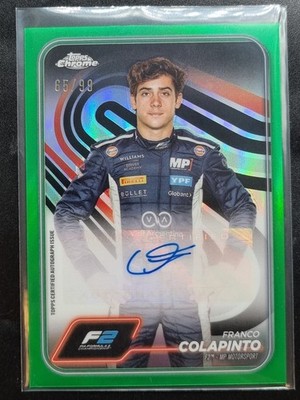 Franco Colapinto 2024 Topps Chrome Formula 1 #CAC-COL  AUTO GREEN    /99  #95808