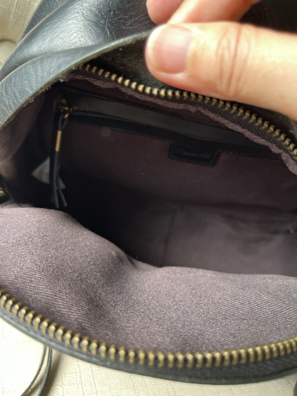 Madewell The Lorimer Mini Leather Backpack Black … - image 13