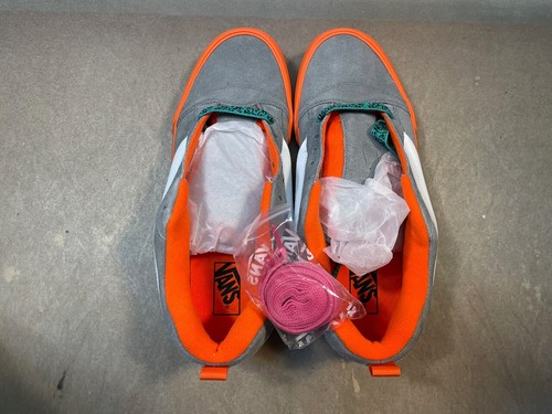 Vans Knu Skool Pop Suela Naranja Neón Talla EE. UU. 10,5 Para hombres Nueva Rara VN000CRPORA - Imagen 2 de 6