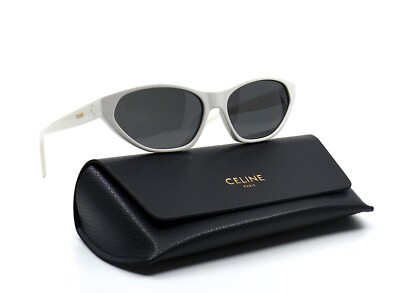 NEW CELINE PARIS CL40251U 25A WHITE GREY AUTHENTIC SUNGLASSES NEW CELINE PARIS CL40251U 25A WHITE GREY AUTHENTIC  main image 2