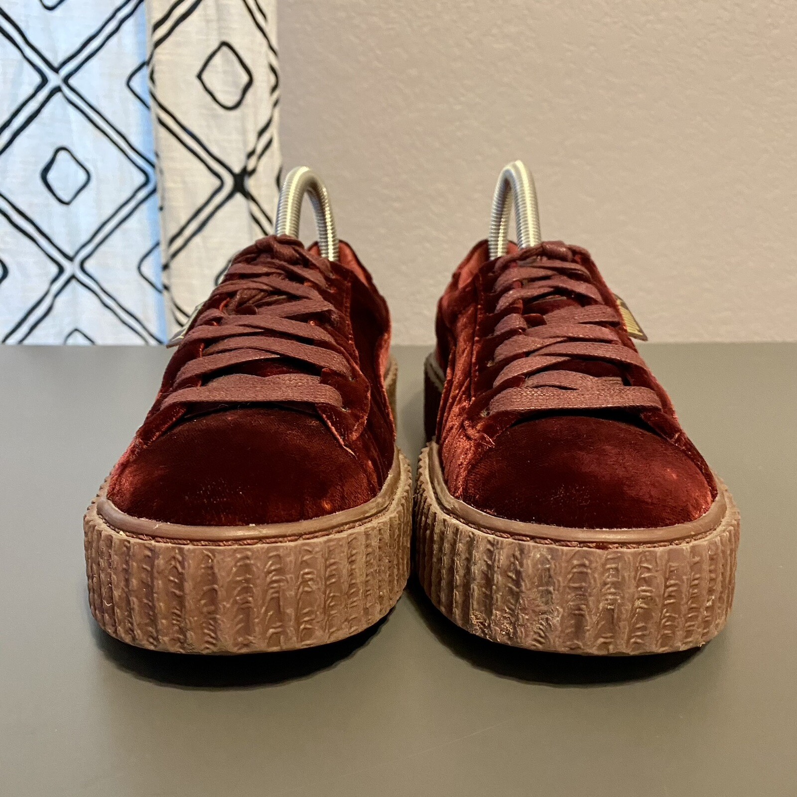 PUMA Fenty Velvet Creeper by Rihanna Burgundy Wine 2016 36446602