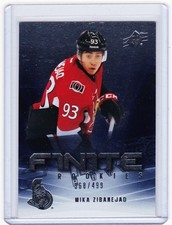 11-12 2011-12 SPX MIKA ZIBANEJAD FINITE ROOKIE /499 F5 OTTAWA SENATORS