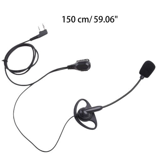 Radio Headset with PTT Mic For UV5R HYT TC 2088 Earpiece Accessories - Zdjęcie 8 z 8
