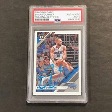 2019-20 Panini Optic #15 Evan Fournier Signed Card AUTO PSA Slabbed Magic