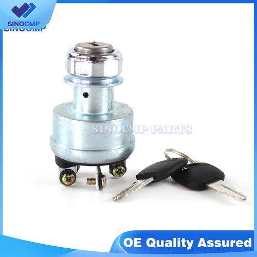 Starter Ignition Switch 9G7641 9G-7641 For Caterpillar E303 E304 E305 W/ 2 Keys - Picture 1 of 8