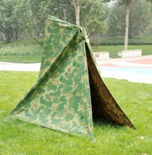 VIETNAM WAR MARINES MITCHELL CAMO CAMOUFLAGE HALF SHELTER Field ZELTBAHN TENT