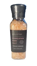 Evolution Salt Co. Gourmet Pink Himalayan Salt With Grinder - 18 oz (510g)