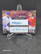 2023 Leaf Vivid Colorful Combos Dual Auto Kendry Rojas & Enmanuel Bonilla 9/9